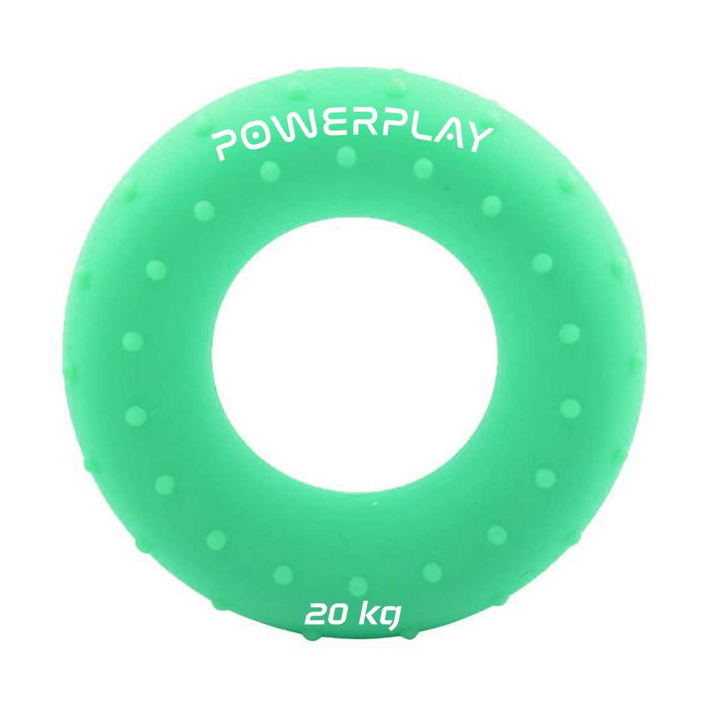 Еспандер PowerPlay PP-4338 Hand Grip Medium 20 кг Зелений (PP_4338_Green_20kg) - зображення 1