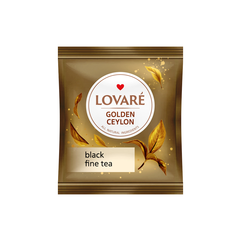 Чай Lovare Golden Ceylon 50х2 г (lv.75435) - изображение 3