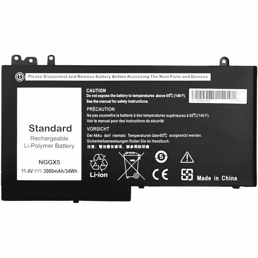 Акумулятор до ноутбука DELL Latitude 12 Series (NGGX5) 11.4V 3000mAh PowerPlant (NB441235) - зображення 1