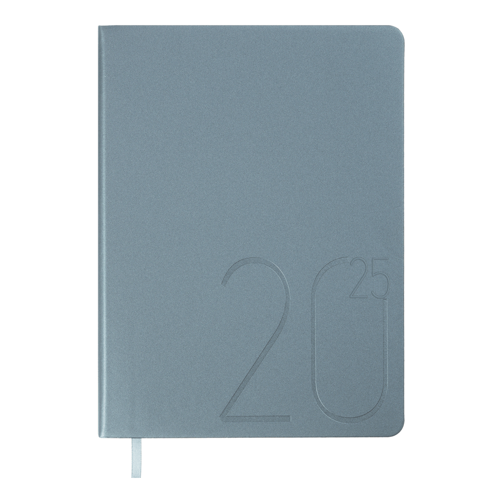 Тижневик Buromax датований 2024 STEEL, А5 блакитний (BM.2127-30) - изображение 1