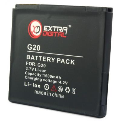 Акумуляторна батарея Extradigital HTC G20 (1600 mAh) (BMH6386) - изображение 2