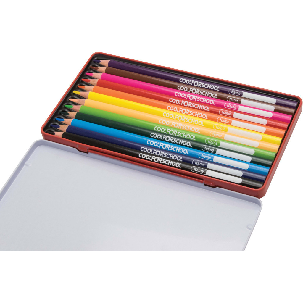 Олівці кольорові Cool For School Premium тригранні, 12 кольорів (CF15177) - зображення 2