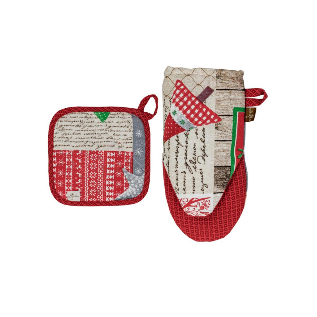 Кухонна прихватка Прованс Merry Christmas 20х20 (031409) - зображення 2