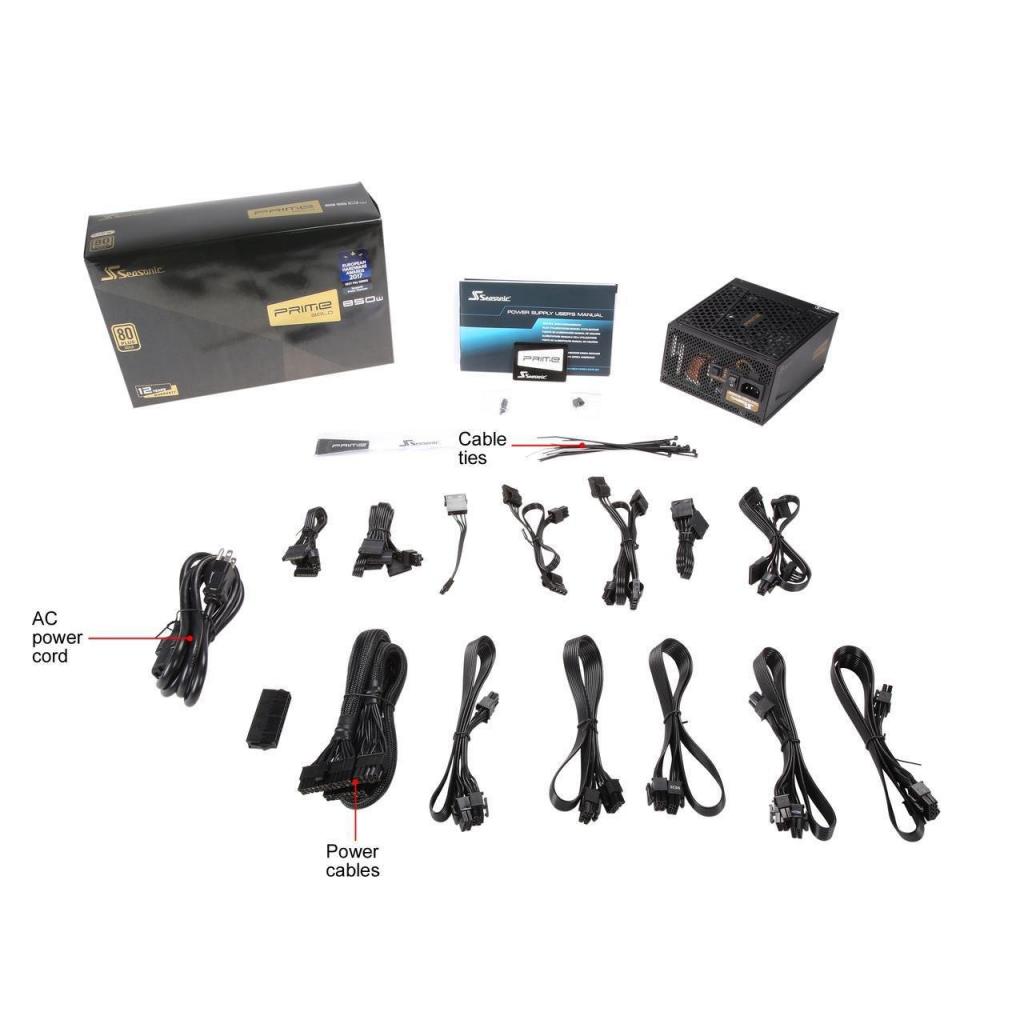 Блок живлення Seasonic 850W PRIME GX-850 Gold (SSR-850GD) - зображення 6