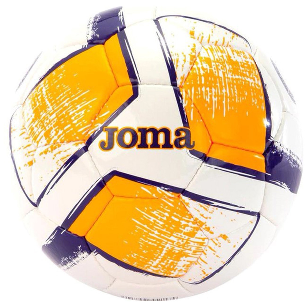 М'яч футбольний Joma Dali II білий, помаранчевий Уні 4 400649.214 (8445757552174) - зображення 1