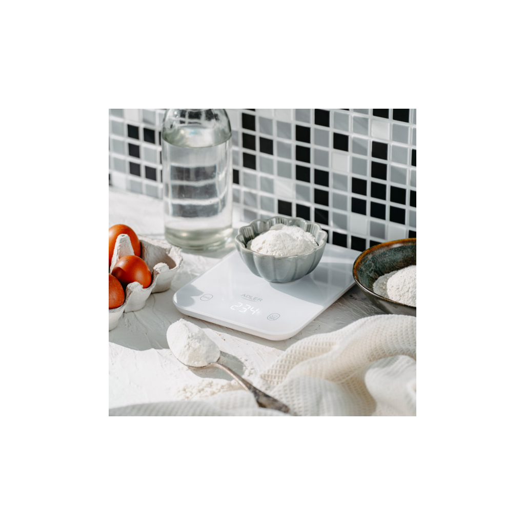 Ваги кухонні Adler AD 3181 white - зображення 5