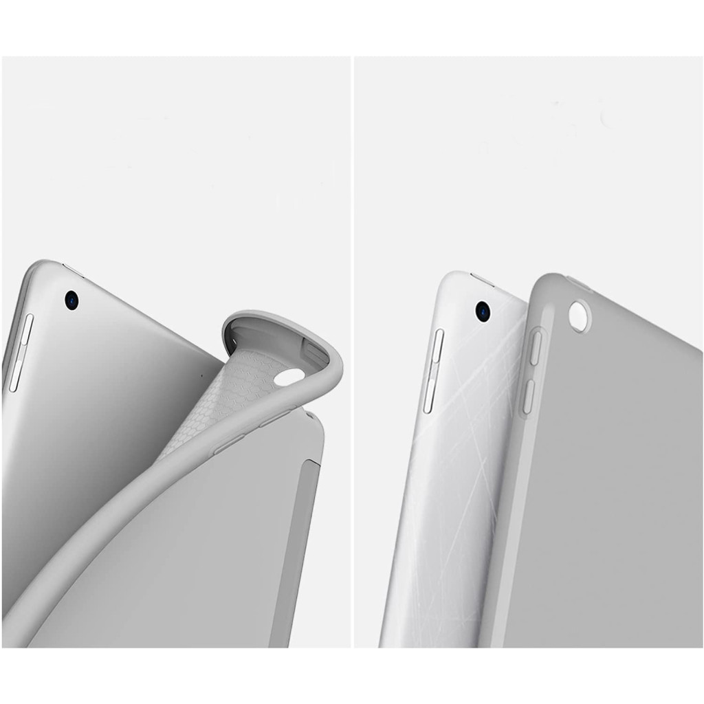 Чохол до планшета BeCover Tri Fold Soft TPU Silicone Apple iPad Air 4 10.9 2020/2021 Gray (706872) - зображення 5