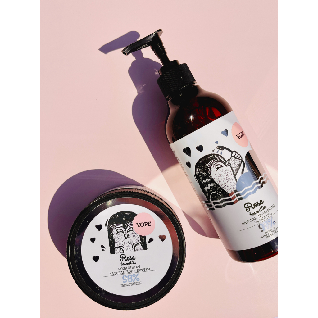 Гель для душу Yope Rose and Boswellia 400 мл (5900168908277) - зображення 6