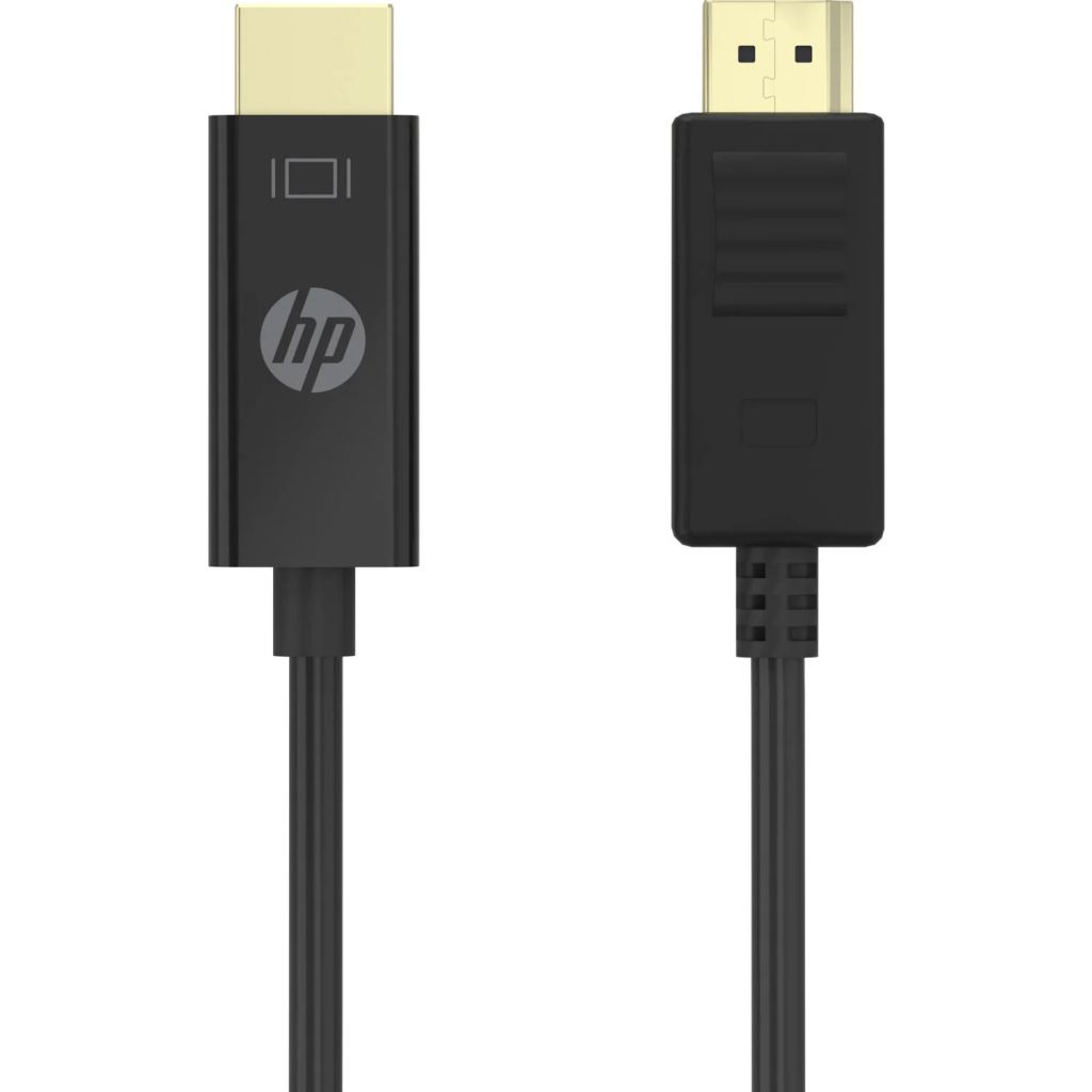 Кабель мультимедійний DisplayPort to HDMI 2.0m 4K 60hz Active (40902160) HP (DHC-DP04-02M) - зображення 1