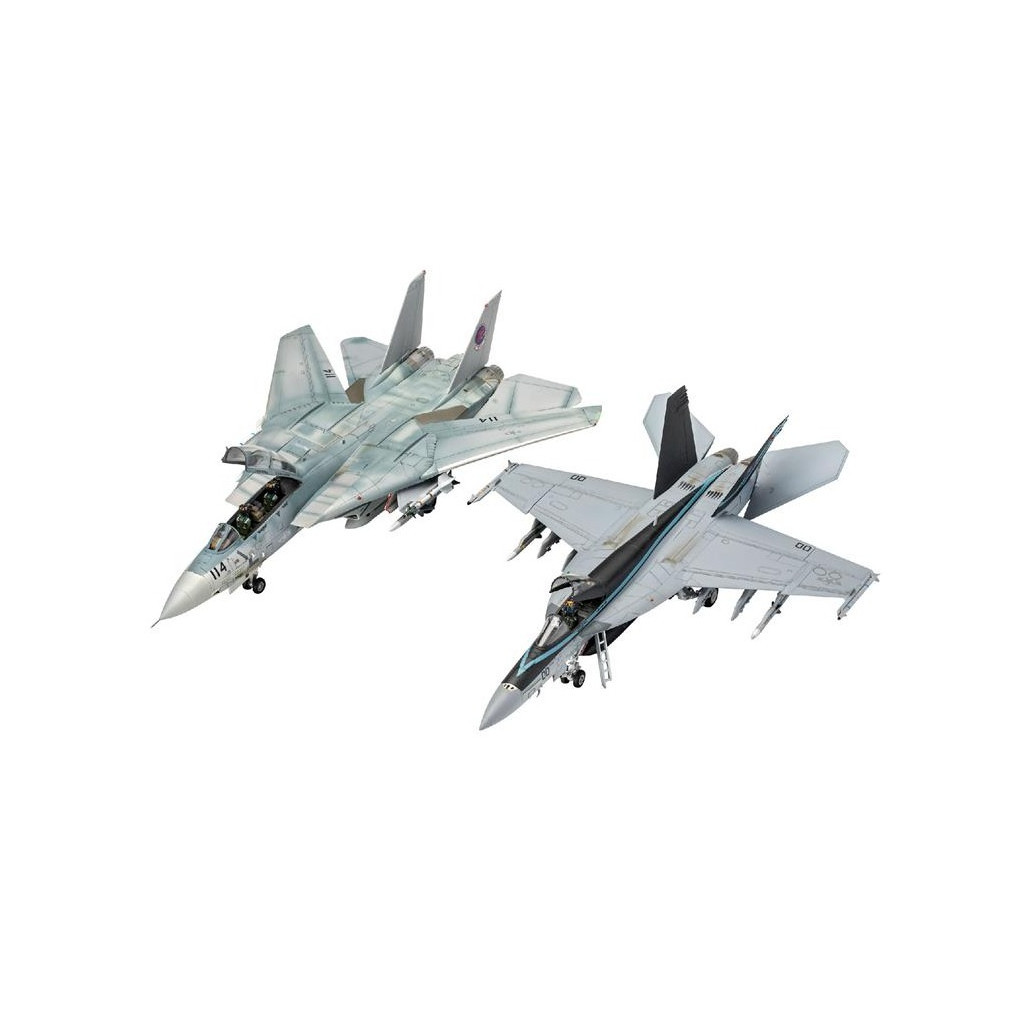 Збірна модель Revell Винищувачі F-14 та F/A-18E з фільму Top Gun. Масштаб 1:72 (RVL-05677) - зображення 2