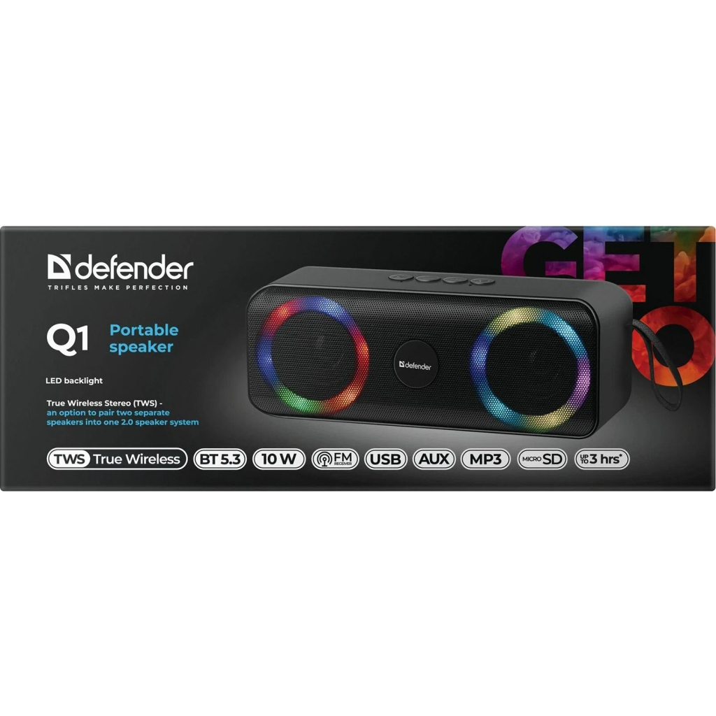 Акустична система Defender Q1 10Вт Black (65301) - зображення 6