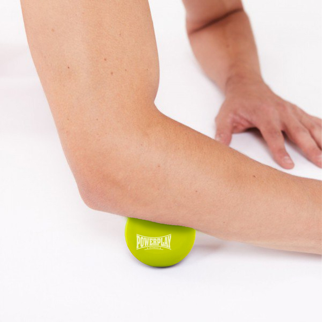 Масажний м'яч PowerPlay PP-4354 Silicone Lacrosse Ball (6.3см) Зелений (PP-4354_Green) - зображення 3