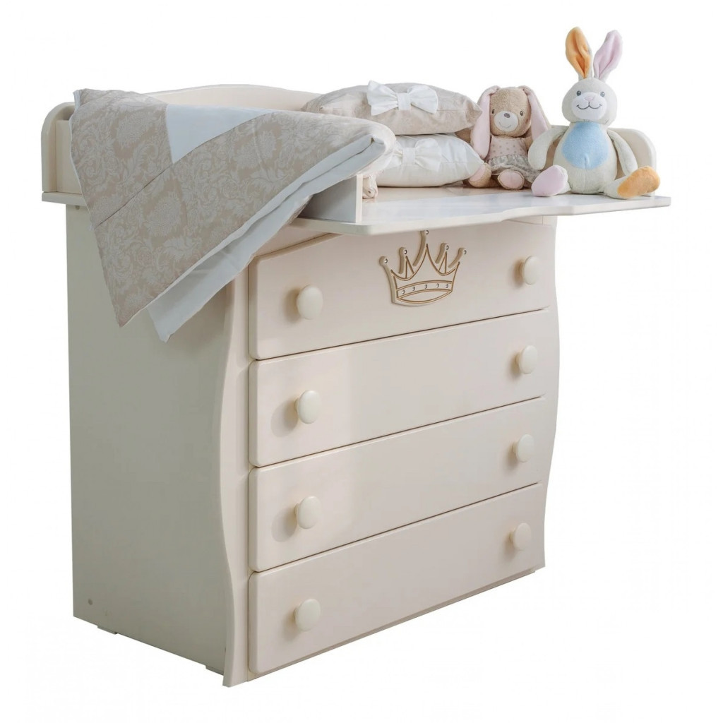 Комод-пеленатор Angelo Корона (айворі) 90х51х90 (19007) - зображення 3