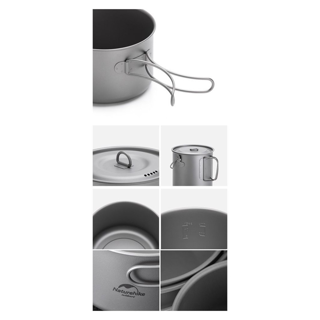 Котел туристичний Naturehike NH18 800 мл (6927595733554) - зображення 3