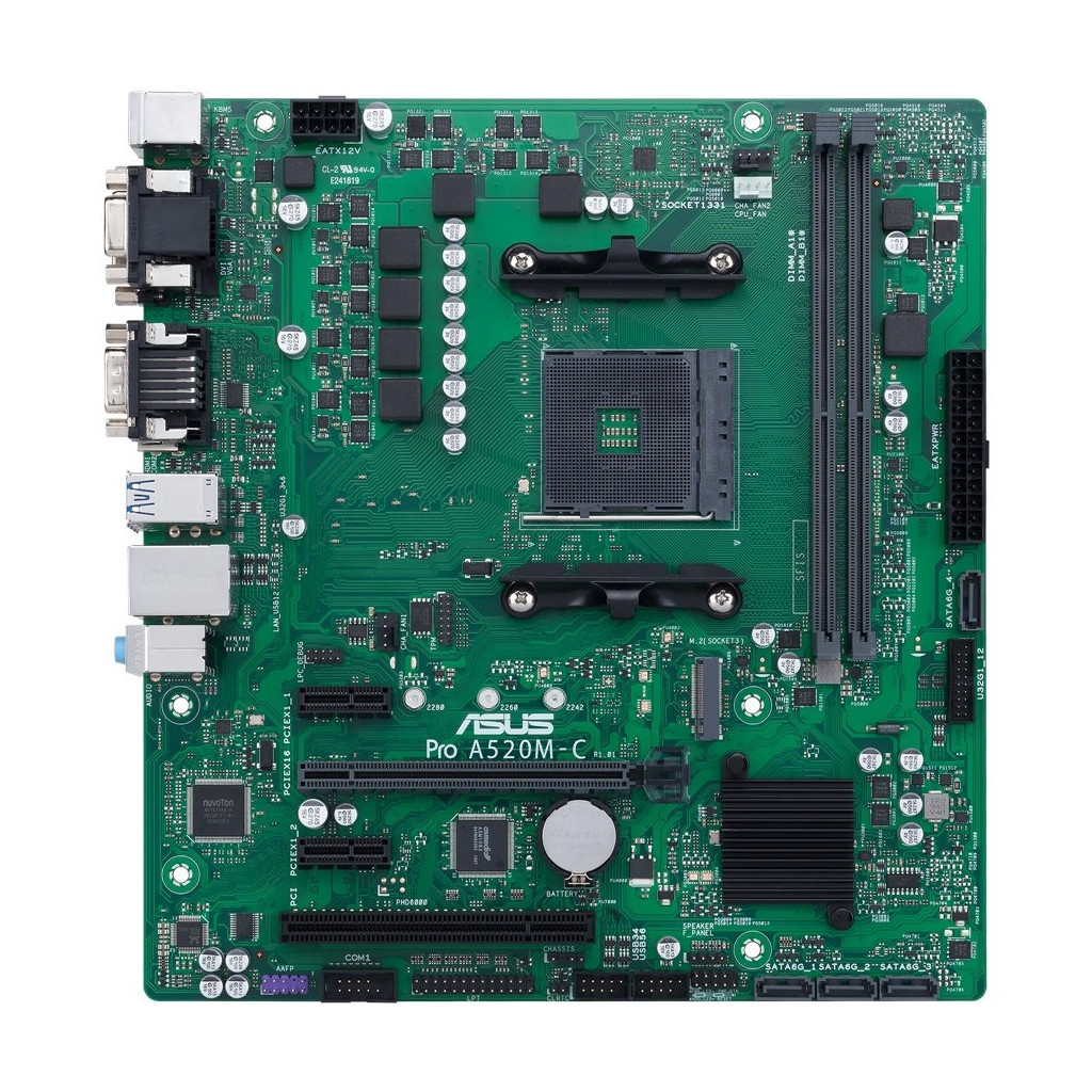 Материнська плата ASUS PRO A520M-C/CSM - зображення 2