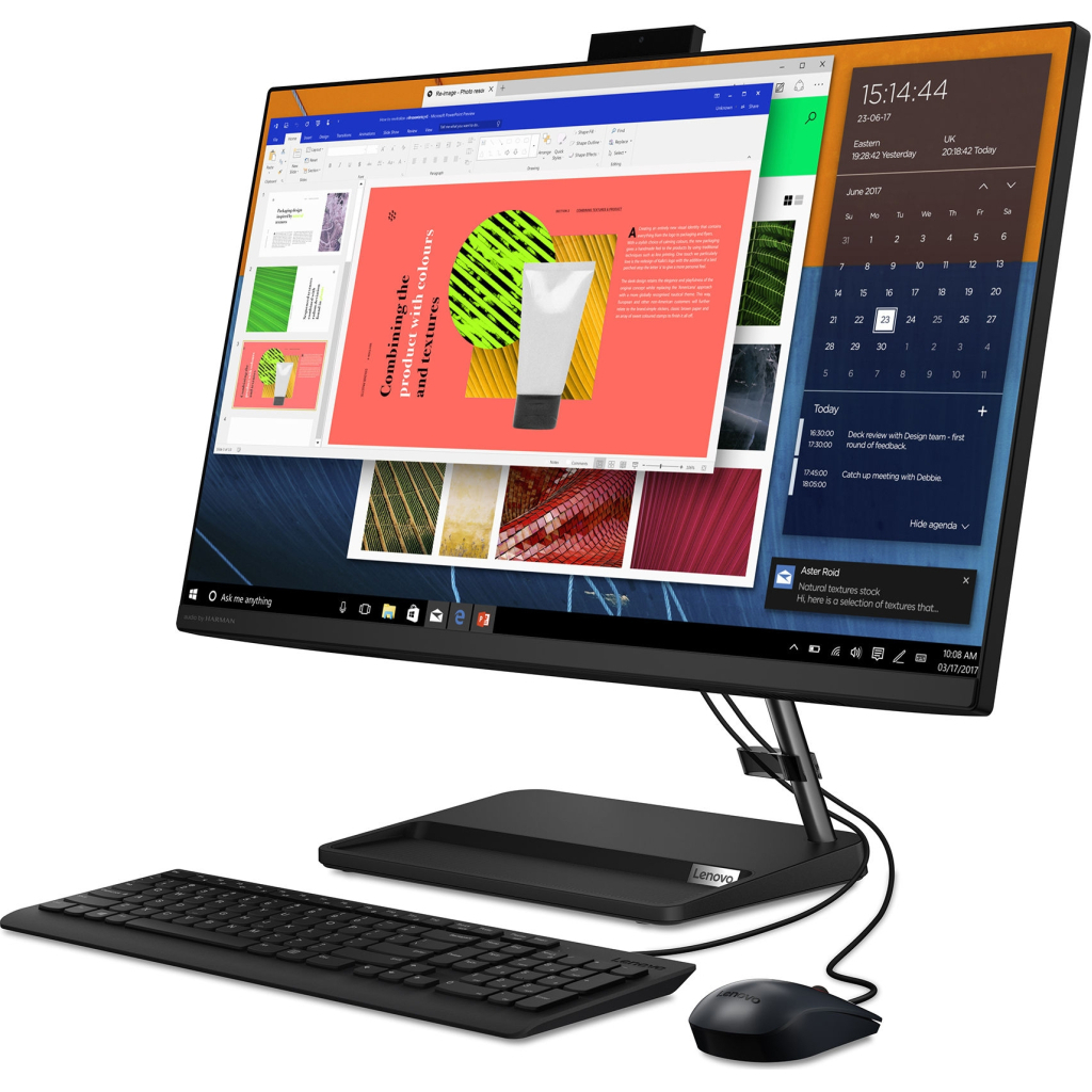Комп'ютер Lenovo IdeaCentre AiO 3 27ALC6 / Ryzen5 7430U, 16, 512, KM (F0FY00PEUO) - зображення 11