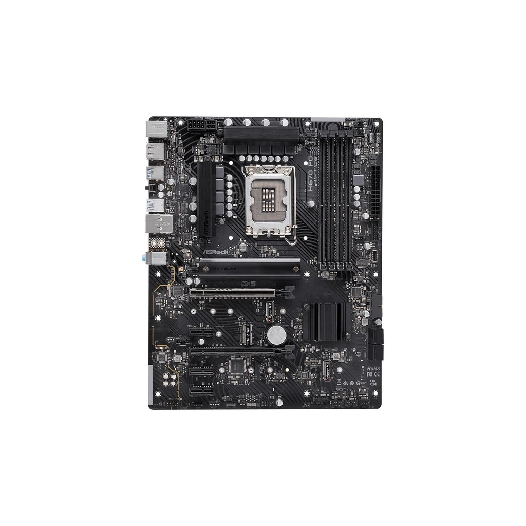 Материнська плата ASRock H670PGRIPTIDE - зображення 1