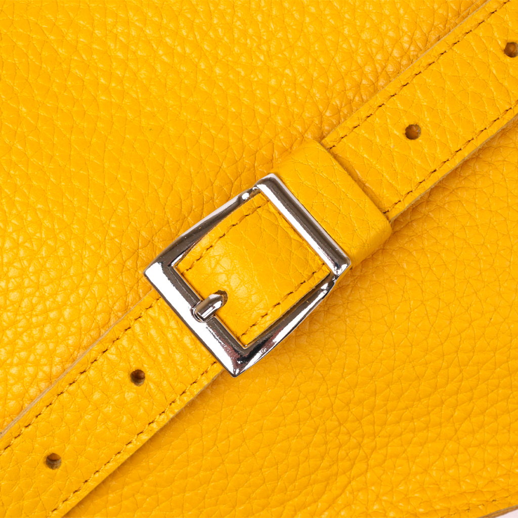 Сумка Shvigel Шкіряна бананка Жовта (16377) - зображення 7