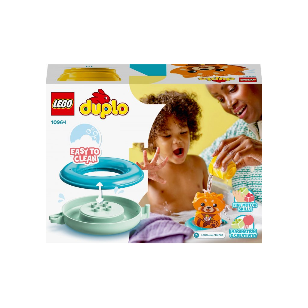 Конструктор LEGO DUPLO My First Веселе купання: Плаваюча червона панда (10964) - зображення 6