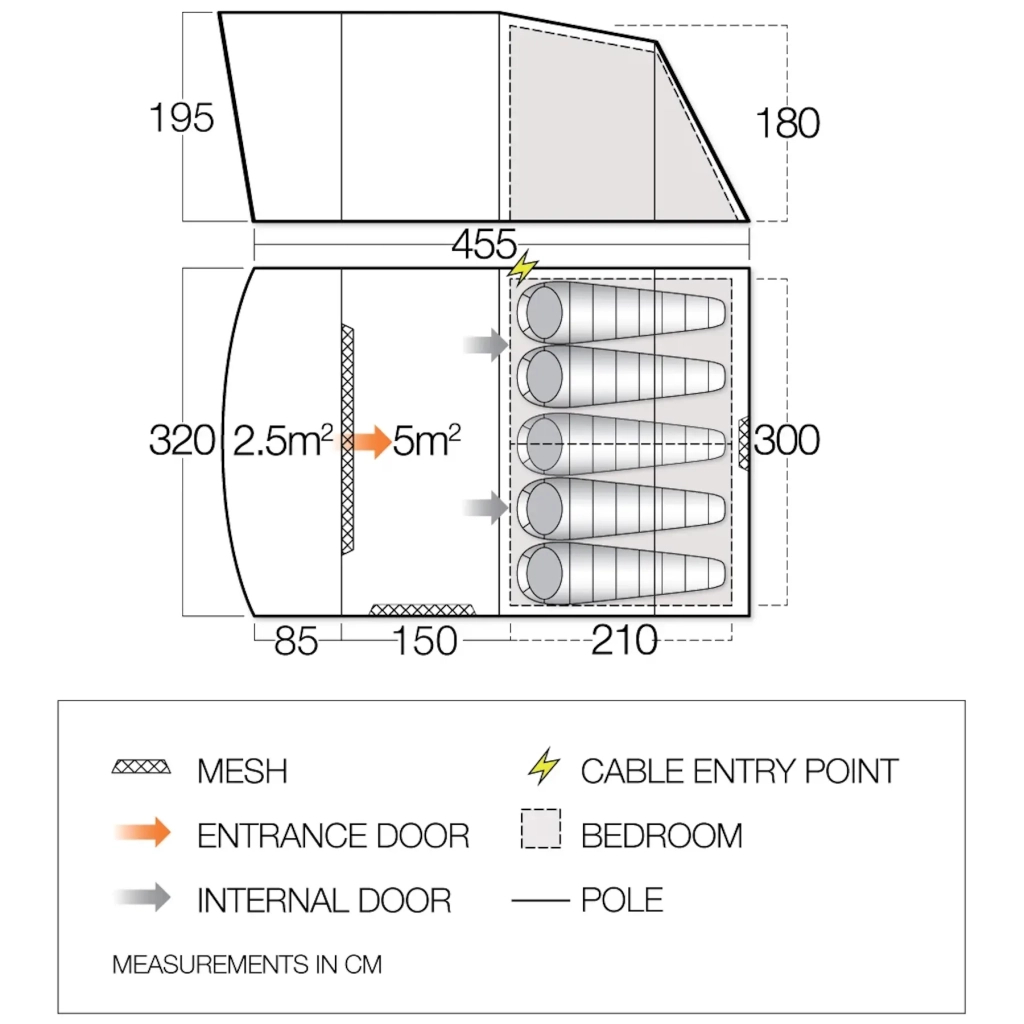 Намет Vango Harris 500 Mineral Green (TETHARRIS000002) (930840) - зображення 12
