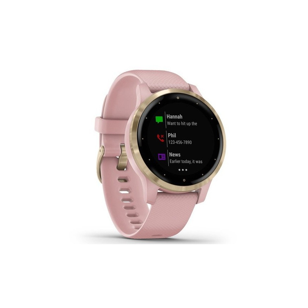 Смарт-годинник Garmin vivoactive 4S, Dust Rose/Light Gold (010-02172-33) - зображення 3