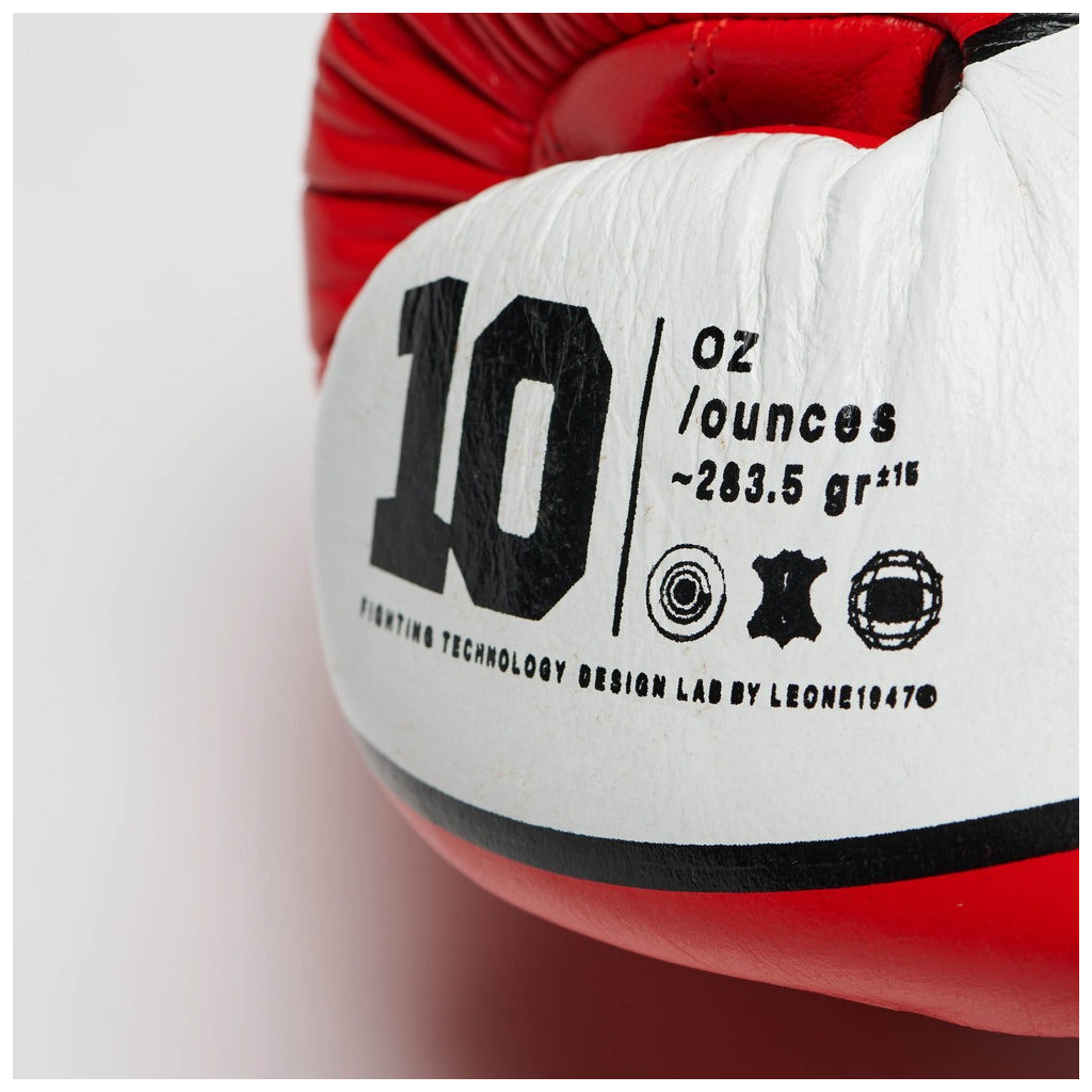 Боксерські рукавички Leone GN047 Shock Red 12 унцій (GN047_Red_12oz) - зображення 7