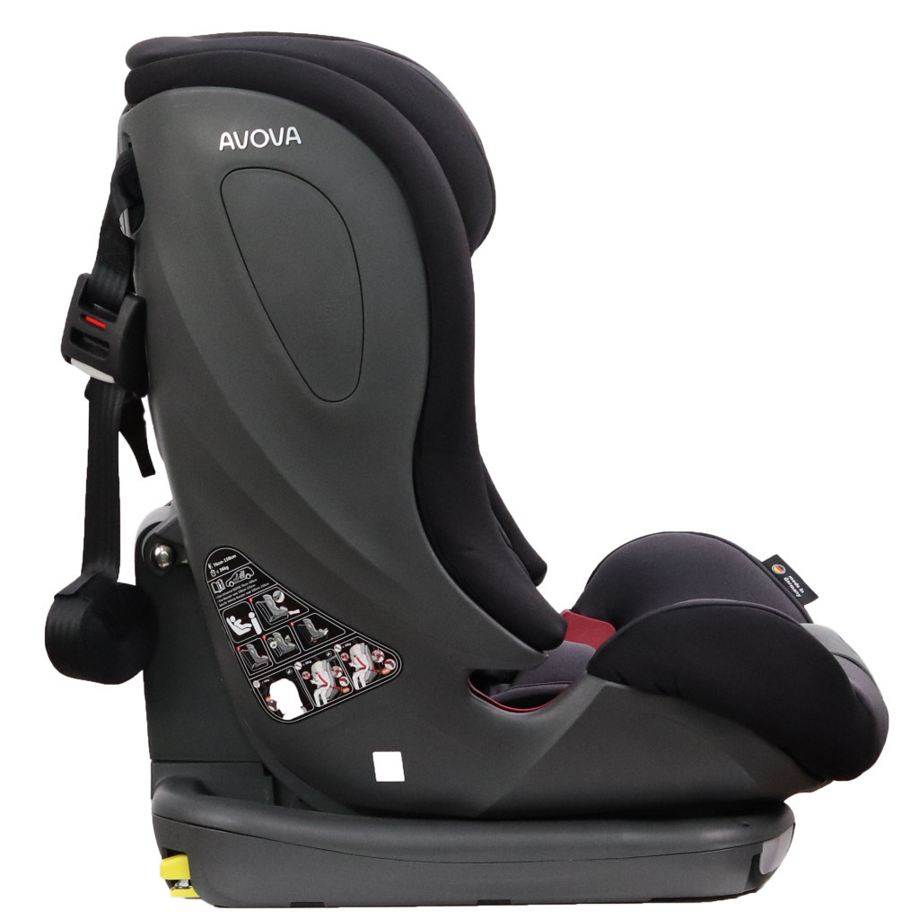 Автокрісло Avova Sperling-Fix i-Size 1-2-3 Grey Black (4260621463134) - зображення 3
