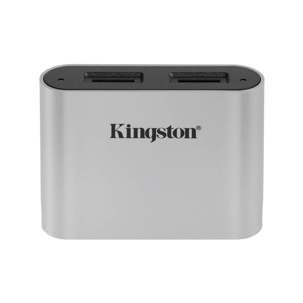 Зчитувач флеш-карт Kingston Workflow Dual-Slot microSDHC/XC UHS-II (WFS-SDC) - зображення 1
