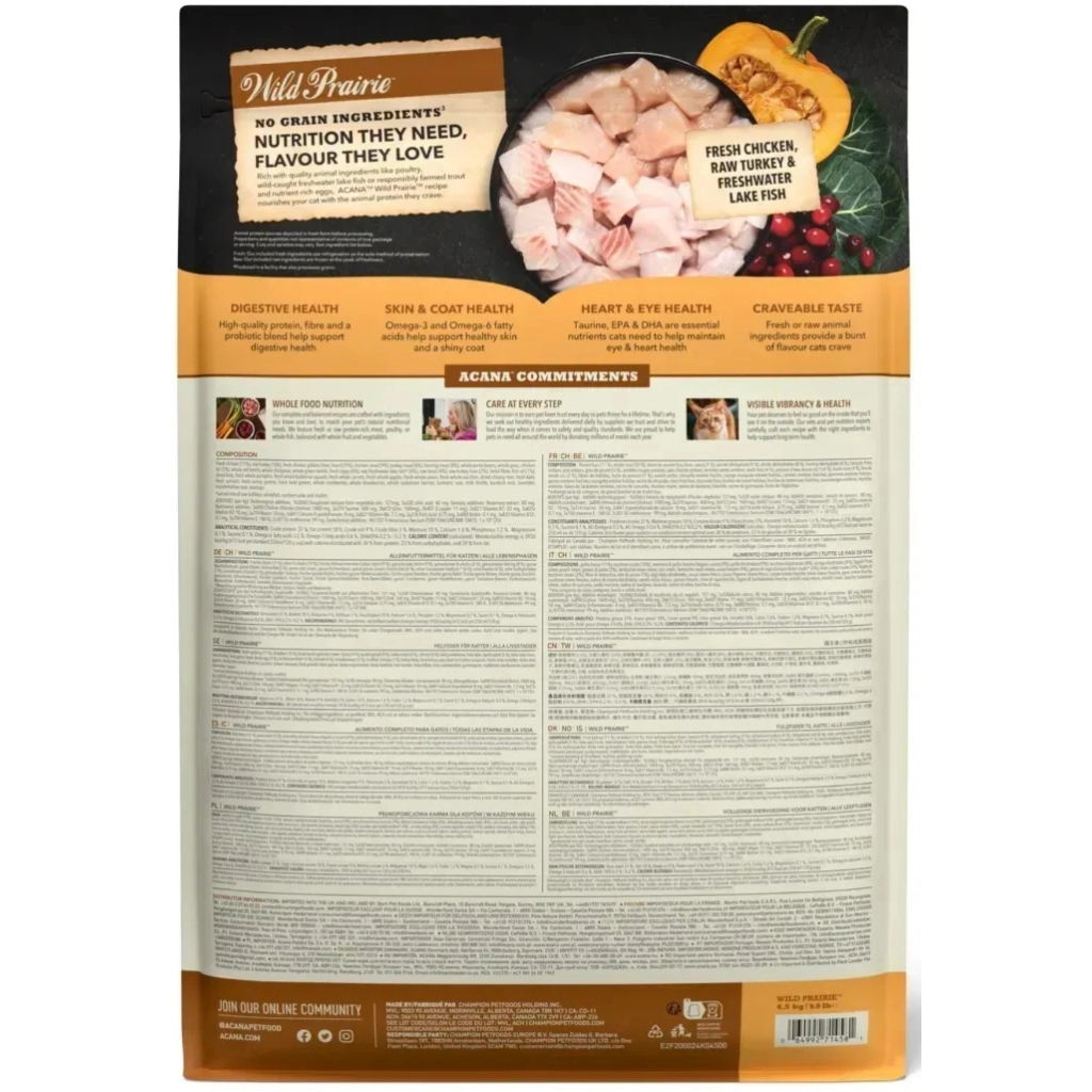 Сухий корм для кішок ACANA Wild Prairie Cat 4.5 кг (0064992714581) - зображення 4