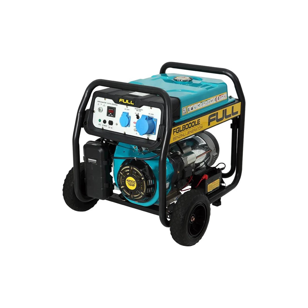 Генератор FULL FGL 8000LE, 50Hz, 8.1kVA/6.5kW, бак 28 л, ручний/стартер (FGL 8000LE) - зображення 1