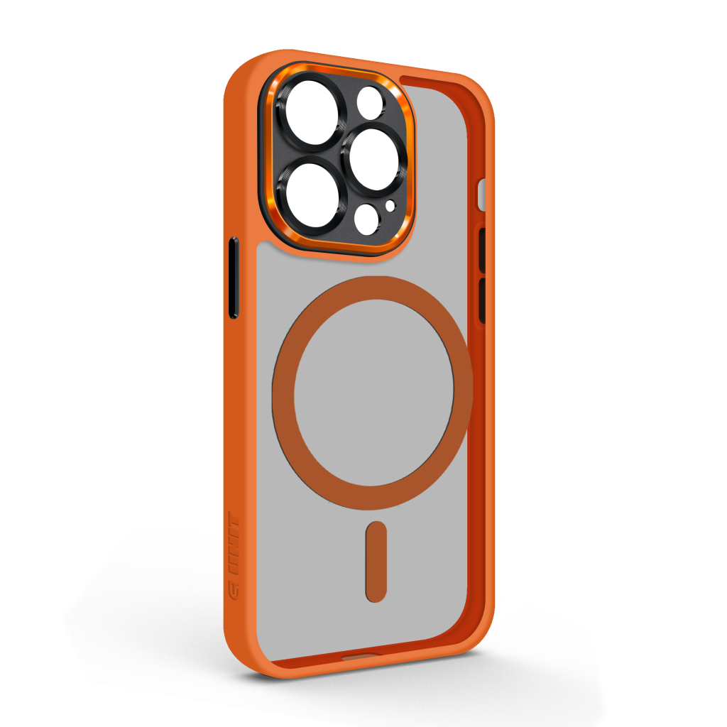 Чохол до мобільного телефона Armorstandart Unit MagSafe SE Apple iPhone 14 Pro Orange Black (ARM75375) - зображення 1