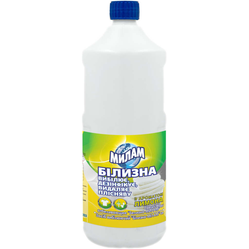 Відбілювач Мілам Білизна Лимон 1 л (4820152290656) - зображення 1