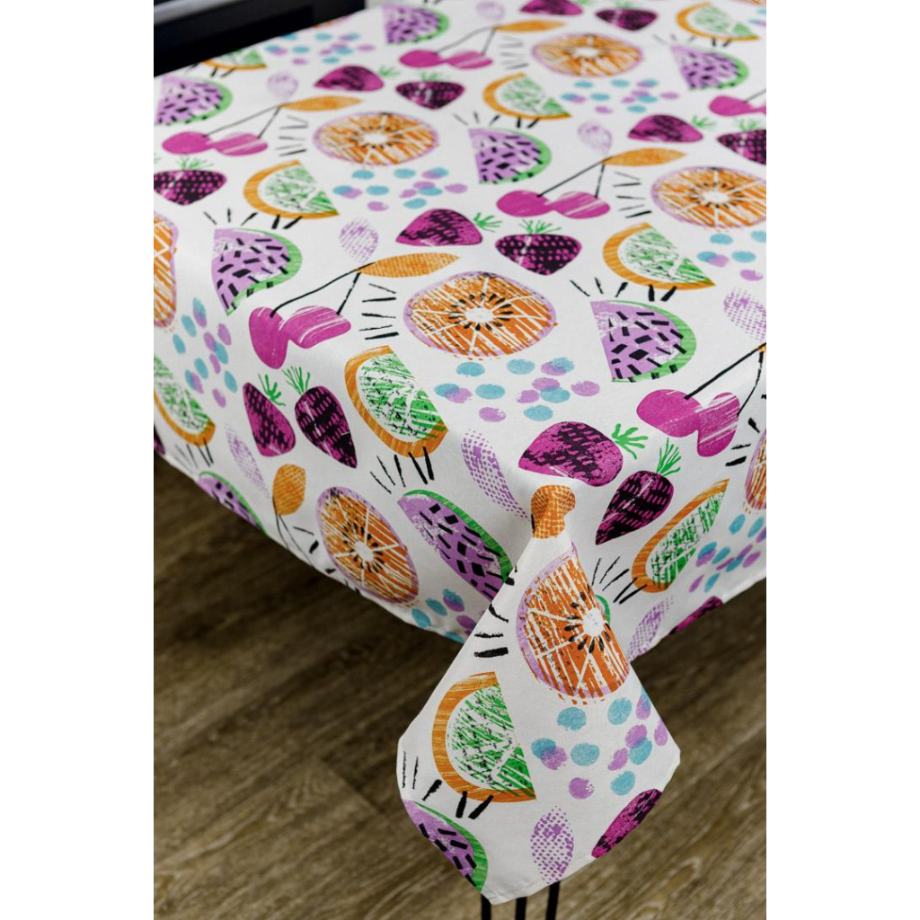 Скатертина Прованс Violet cherries 120х136 (032982) - зображення 1