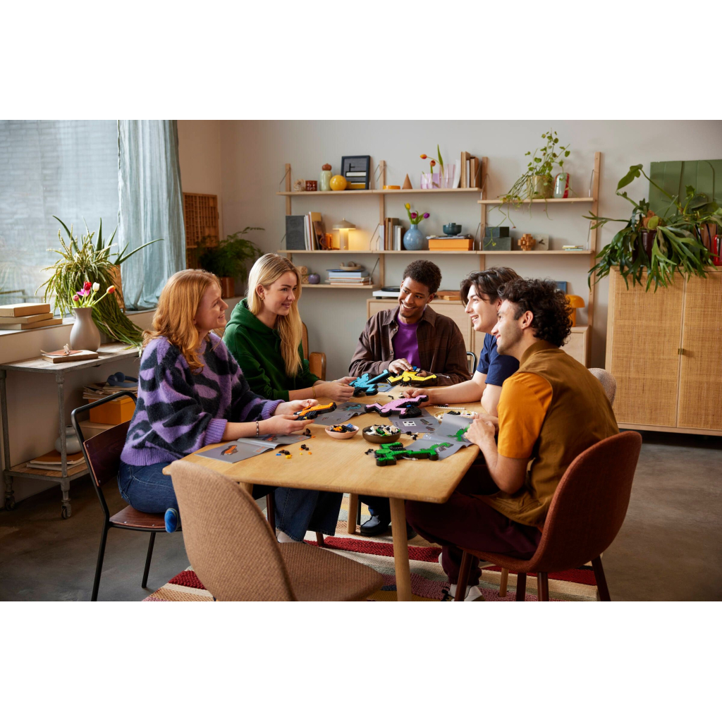 Конструктор LEGO ART Кіт Гарінґ — Танцюючі чоловічки (31216) - зображення 8