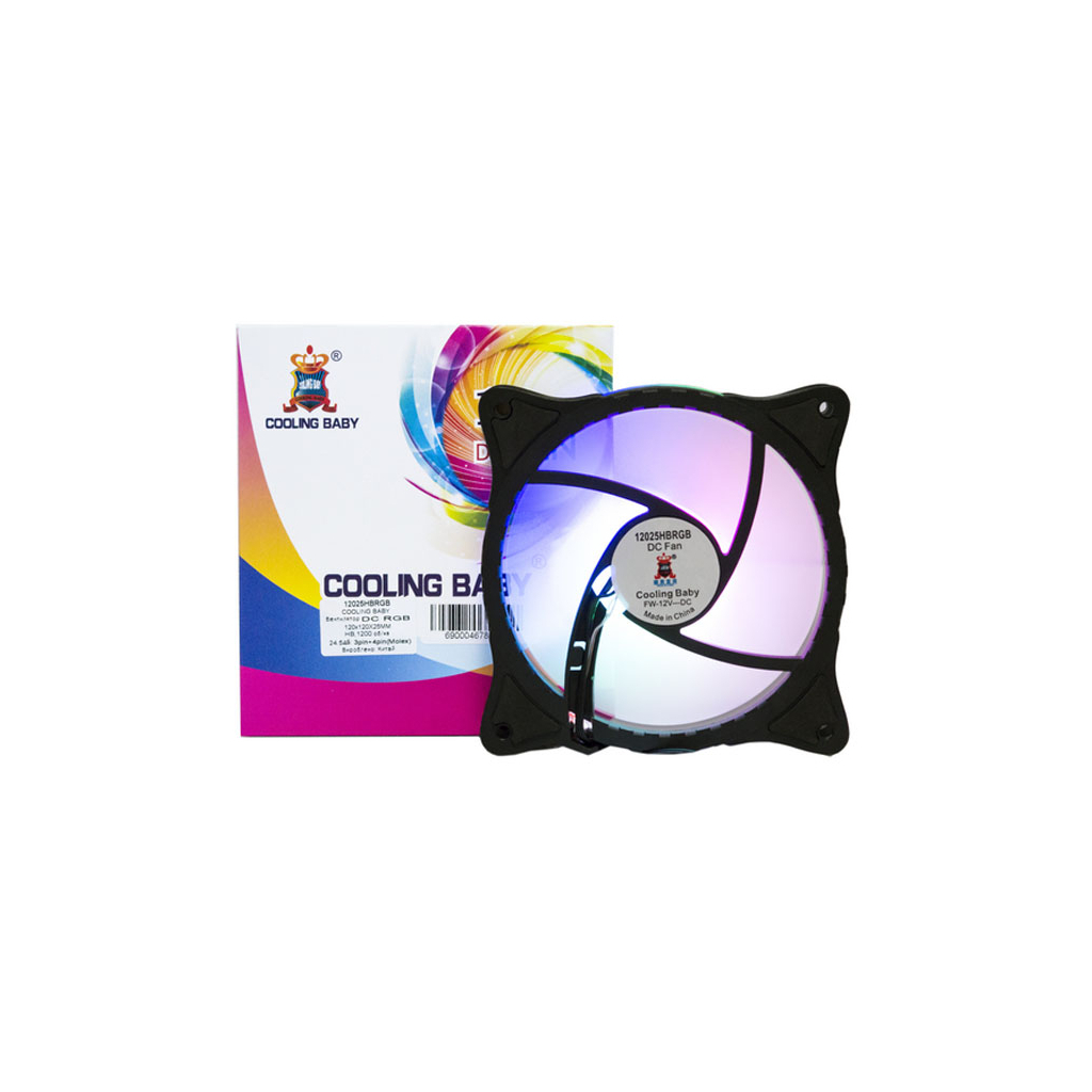 Кулер до корпусу Cooling Baby 12025HBRGB - зображення 2