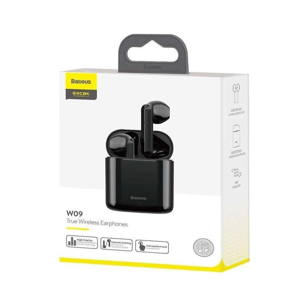 Навушники Baseus Encok TWS W09 Black (NGW09-01) - зображення 11