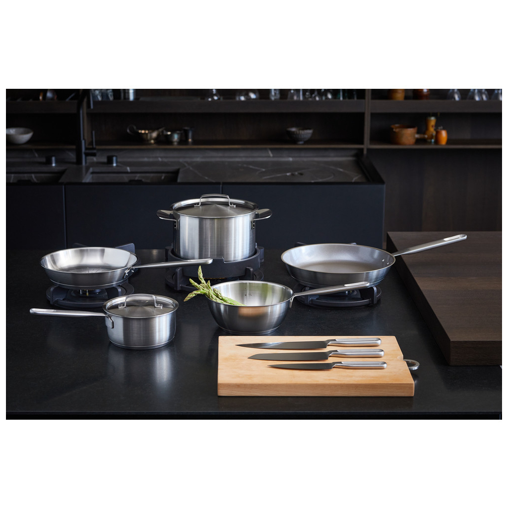 Сковорода Fiskars Вок All Steel Pure матова 28 см (1065629) - зображення 11