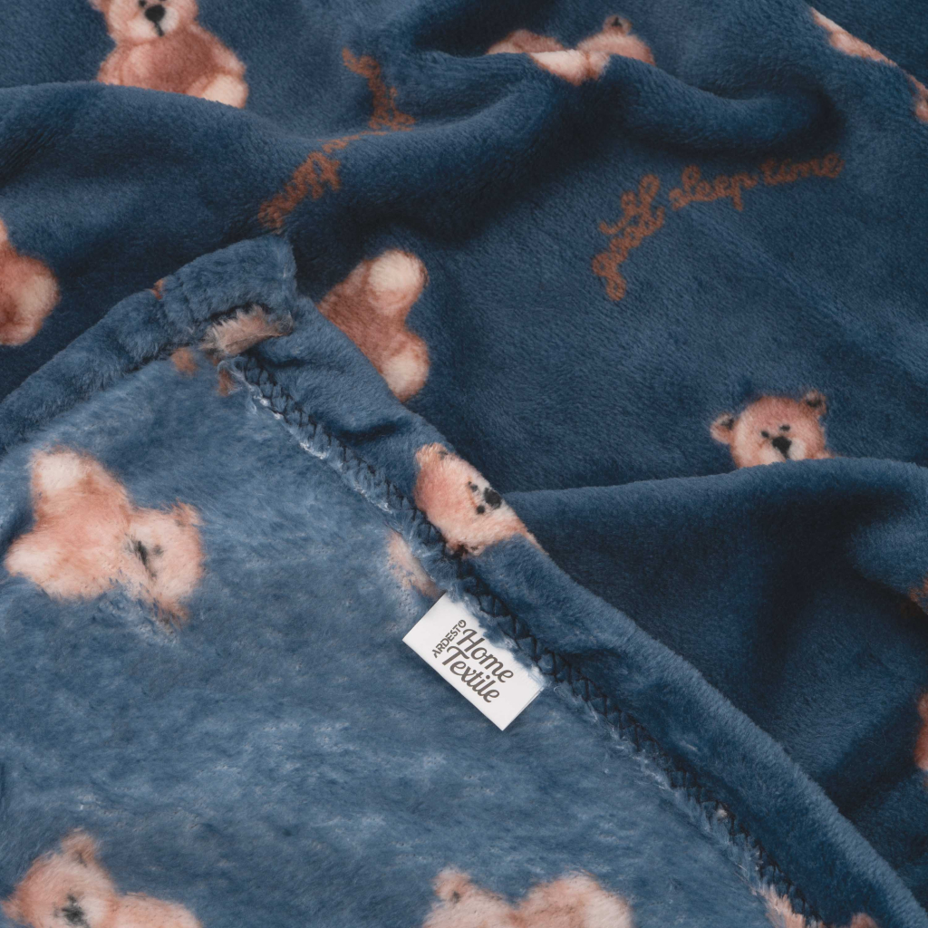 Плед Ardesto Flannel 100% поліестер, плюшеві ведмедики 160х200 см (ART0131PB) - зображення 5