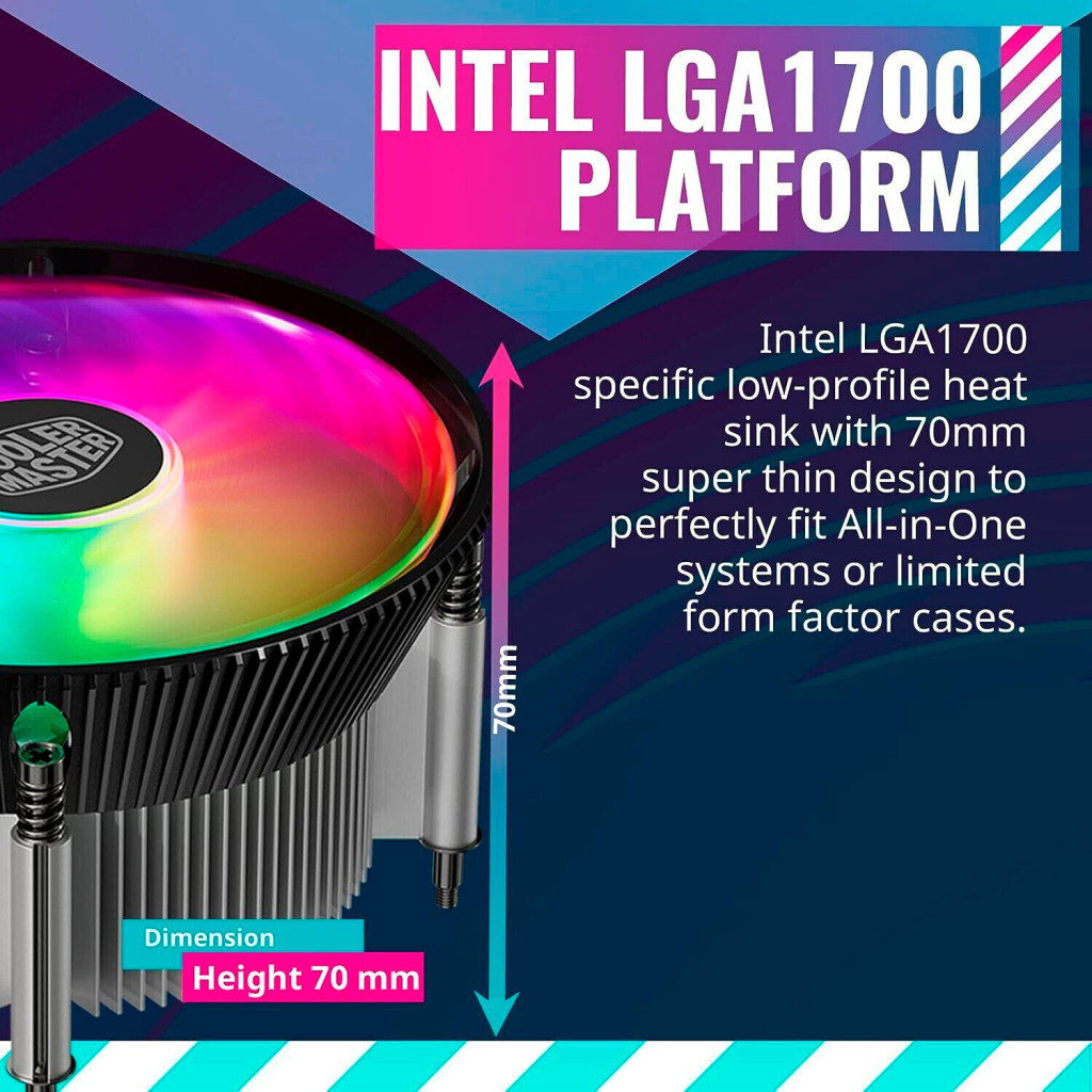 Кулер до процесора CoolerMaster RR-I7C7-18PA-B1 - зображення 4