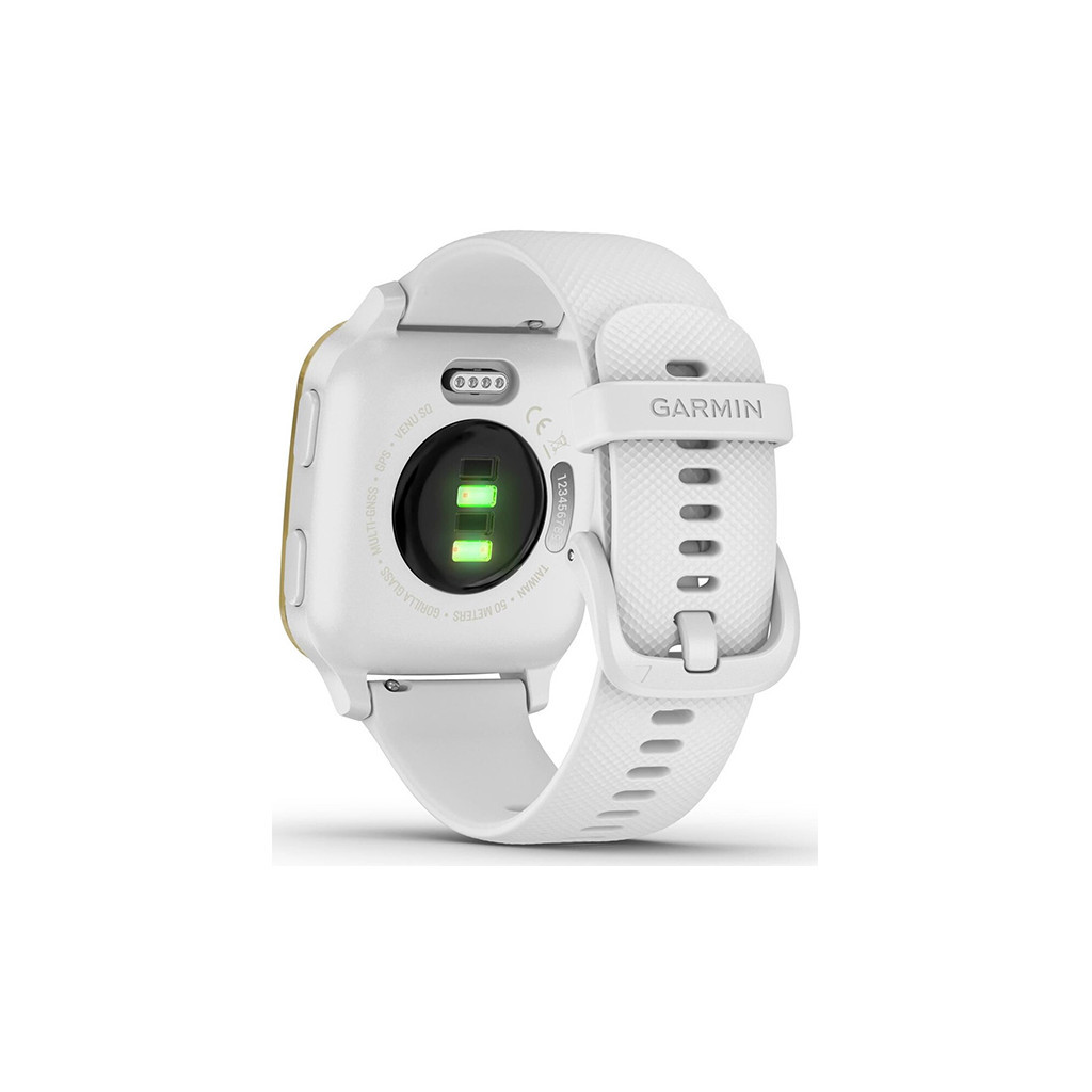 Смарт-годинник Garmin Venu Sq, White/Light Gold (010-02427-11) - зображення 6