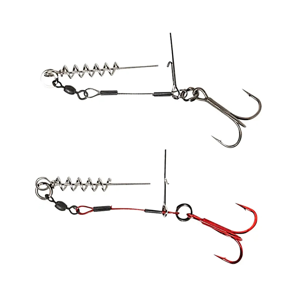 Оснащення Savage Gear Carbon49 Corkscrew Stinger 3/0 31kg (2 шт/уп.) (1854.09.72) - зображення 1