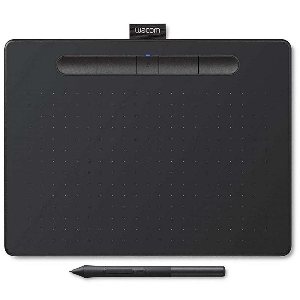 Графічний планшет Wacom Intuos M Bluetooth black (CTL-6100WLK-N) - зображення 1