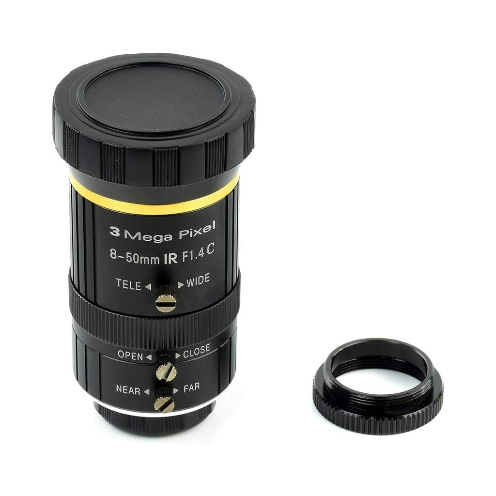 Об'єктив Waveshare 8-50mm Zoom Lens for Pi Camera Module (18245) - зображення 5