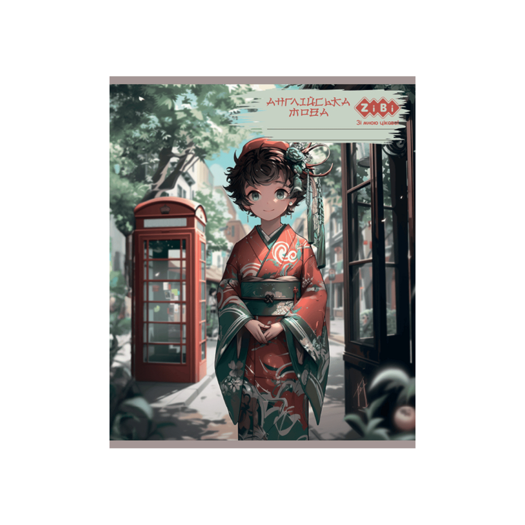 Зошит ZiBi набір учнівських ANIME 48 аркушів клітинка 10 штук, 8 предметів (ZB.1704-99) - зображення 4