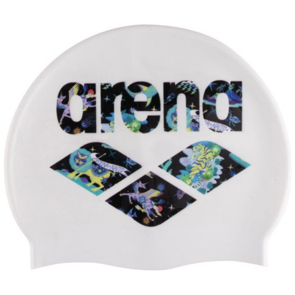 Шапка для плавання Arena Fan Planet - HD Cap 007593-230 мультиколор Уні OSFM (3468337332619) - зображення 2