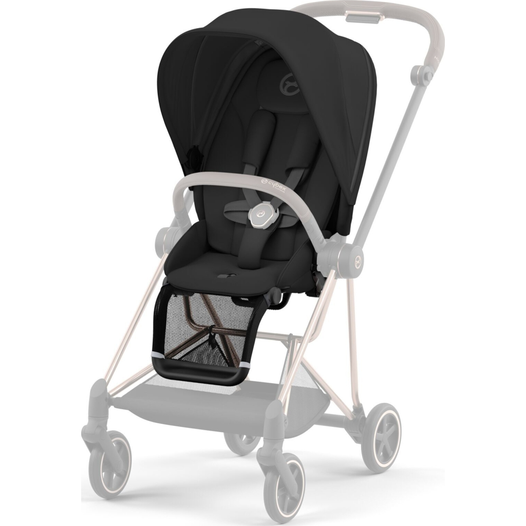 Набір текстилю для коляски Cybex Mios Sepia Black (523000865) - изображение 1