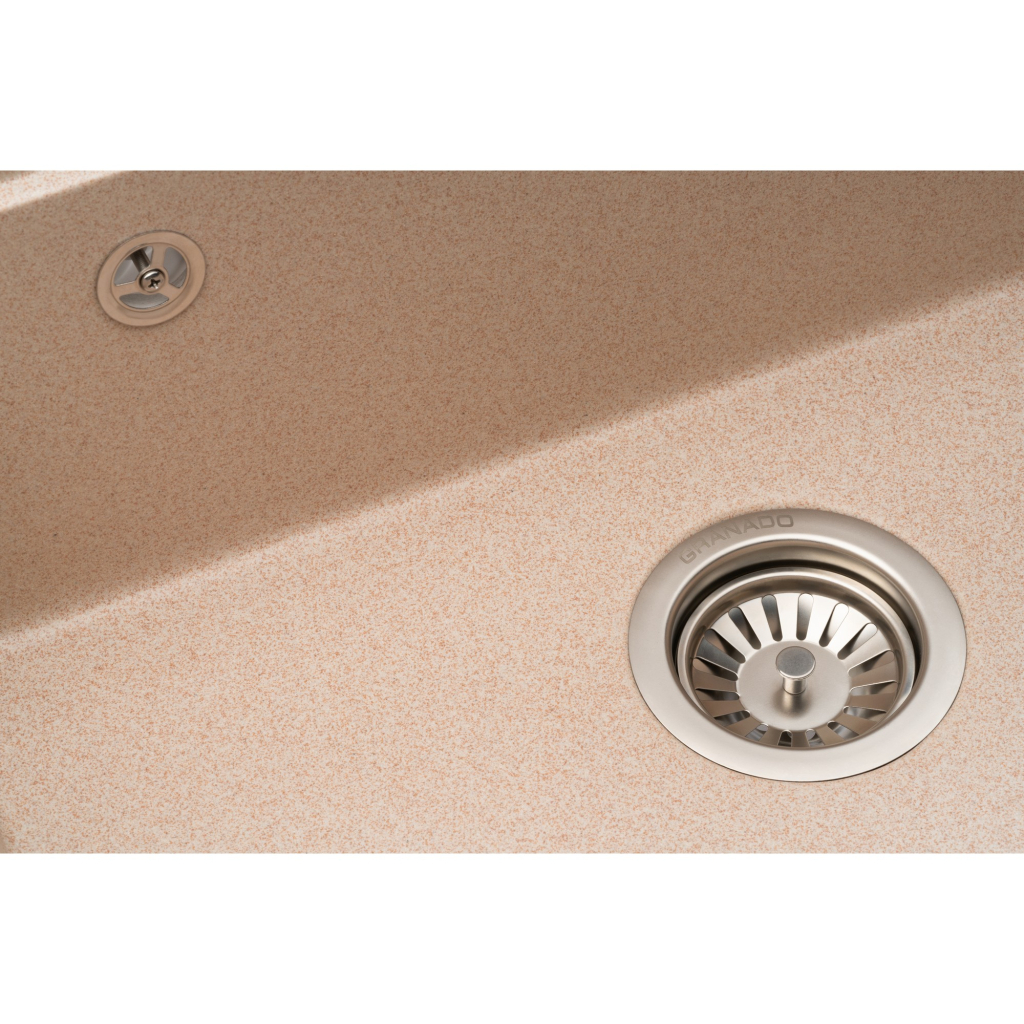 Мийка кухонна GRANADO ARTES avena з сифоном (gr3602) - зображення 5