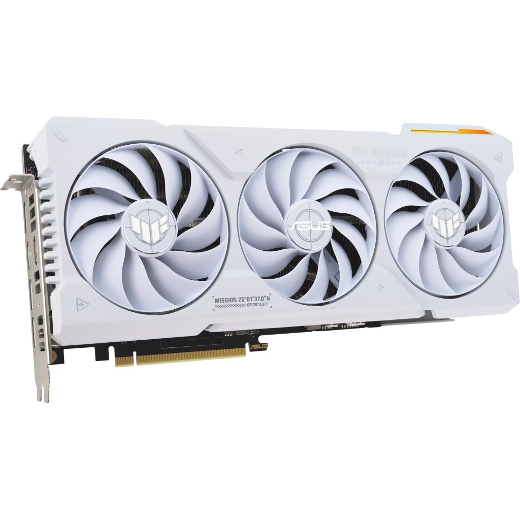 Відеокарта ASUS GeForce RTX4070Ti SUPER 16Gb TUF OC WHITE GAMING (TUF-RTX4070TIS-O16G-WHITE-GAMING) - зображення 6