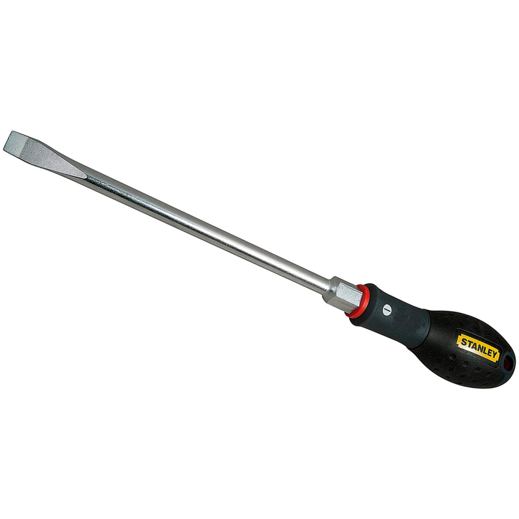 Викрутка Stanley FatMax, шліц SL10х200 мм, шестигранник під ключ і жало, що розширюється. (FMHT0-62621) - зображення 1