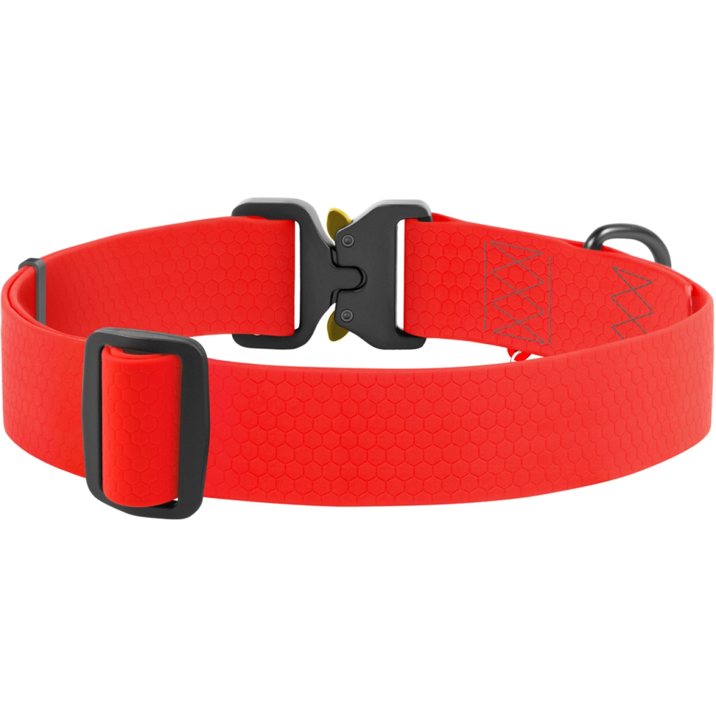 Нашийник для тварин WAUDOG Waterproof з QR паспортом XXL Ш 40 мм Д 43-70 см(червоний) (28013) - зображення 2